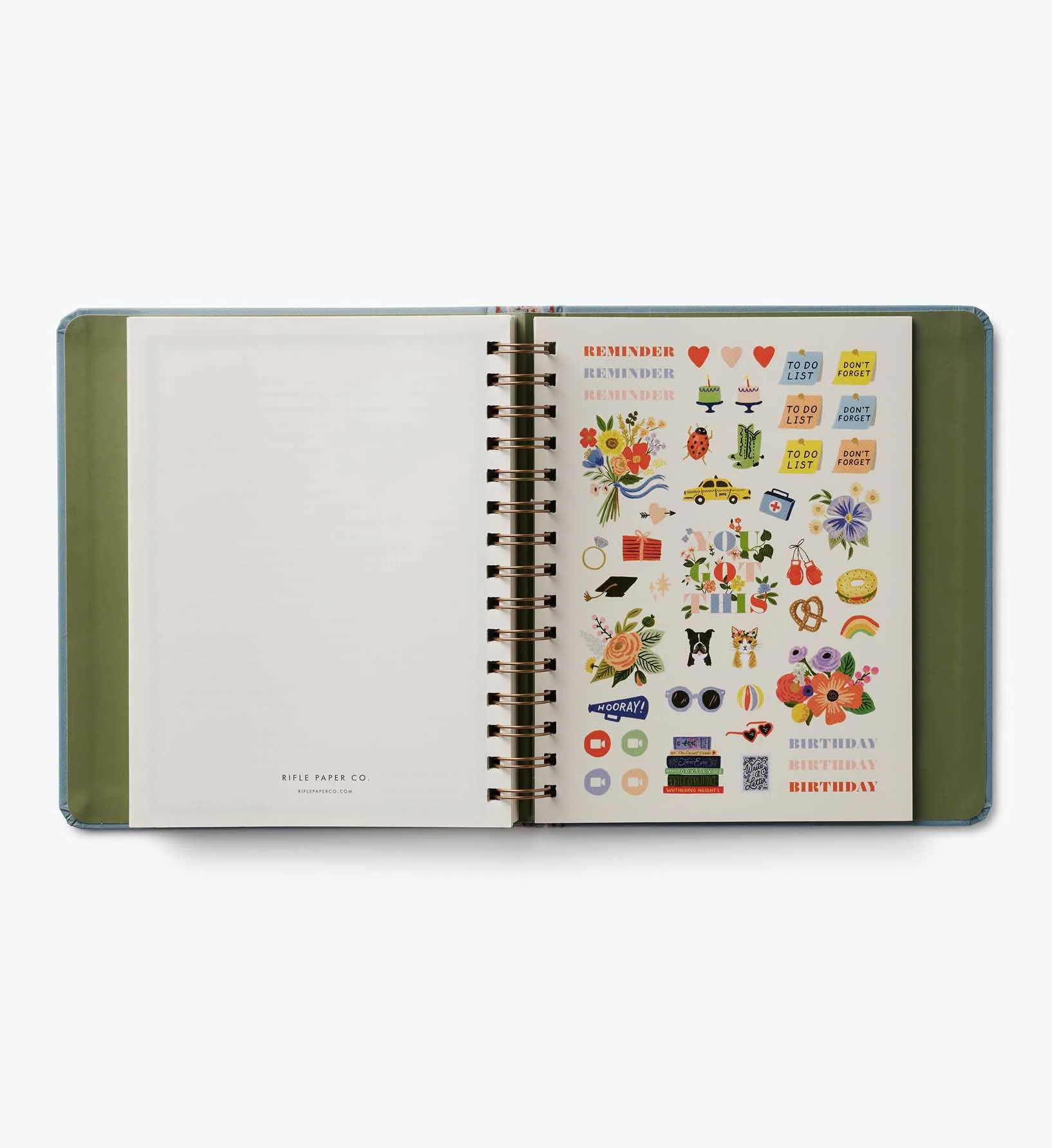 2026-2027 17-Month Academic Covered Spiral Planner - Paisley - Image 10