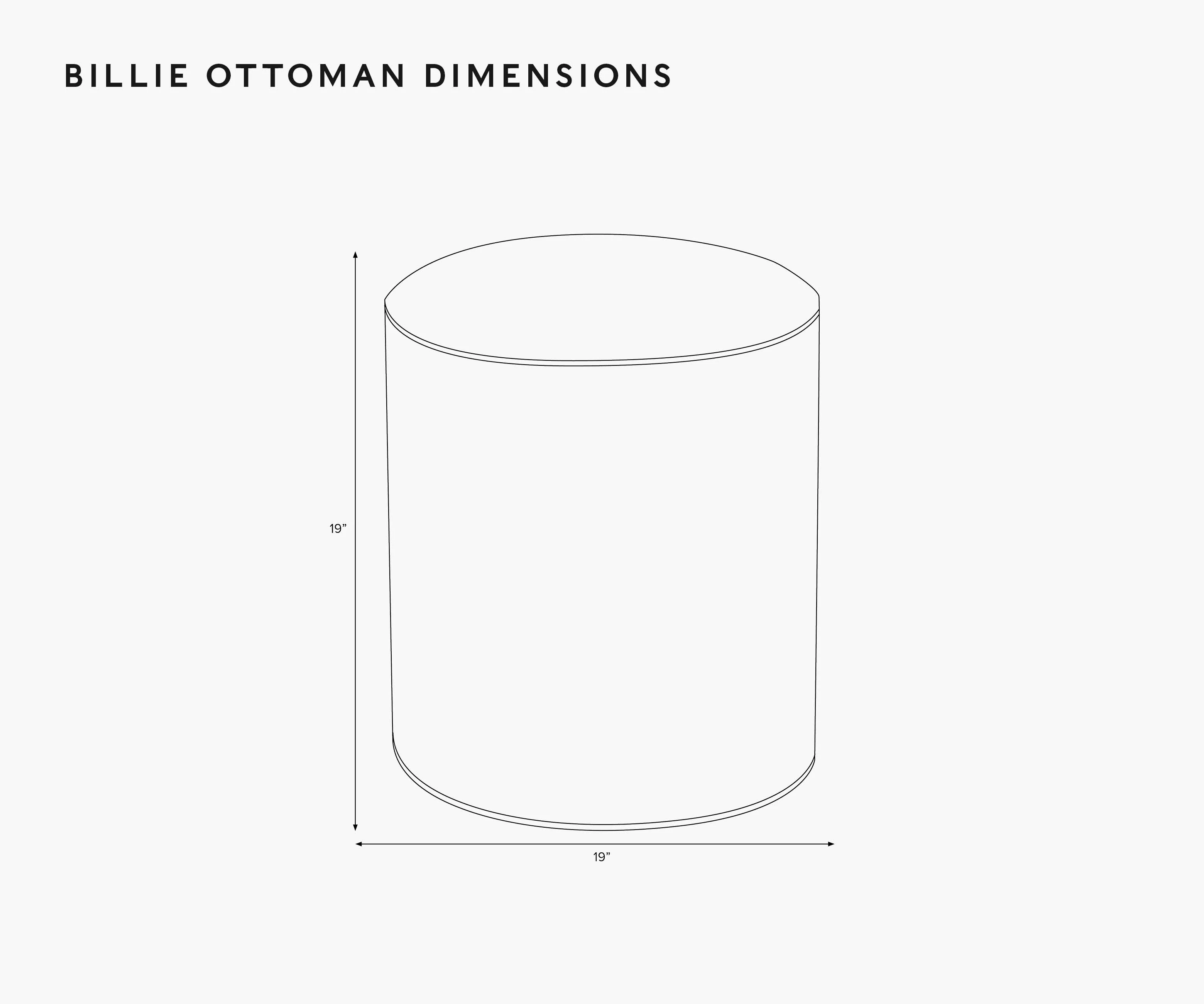 Billie Ottoman - Strawberry Fields - Image 3