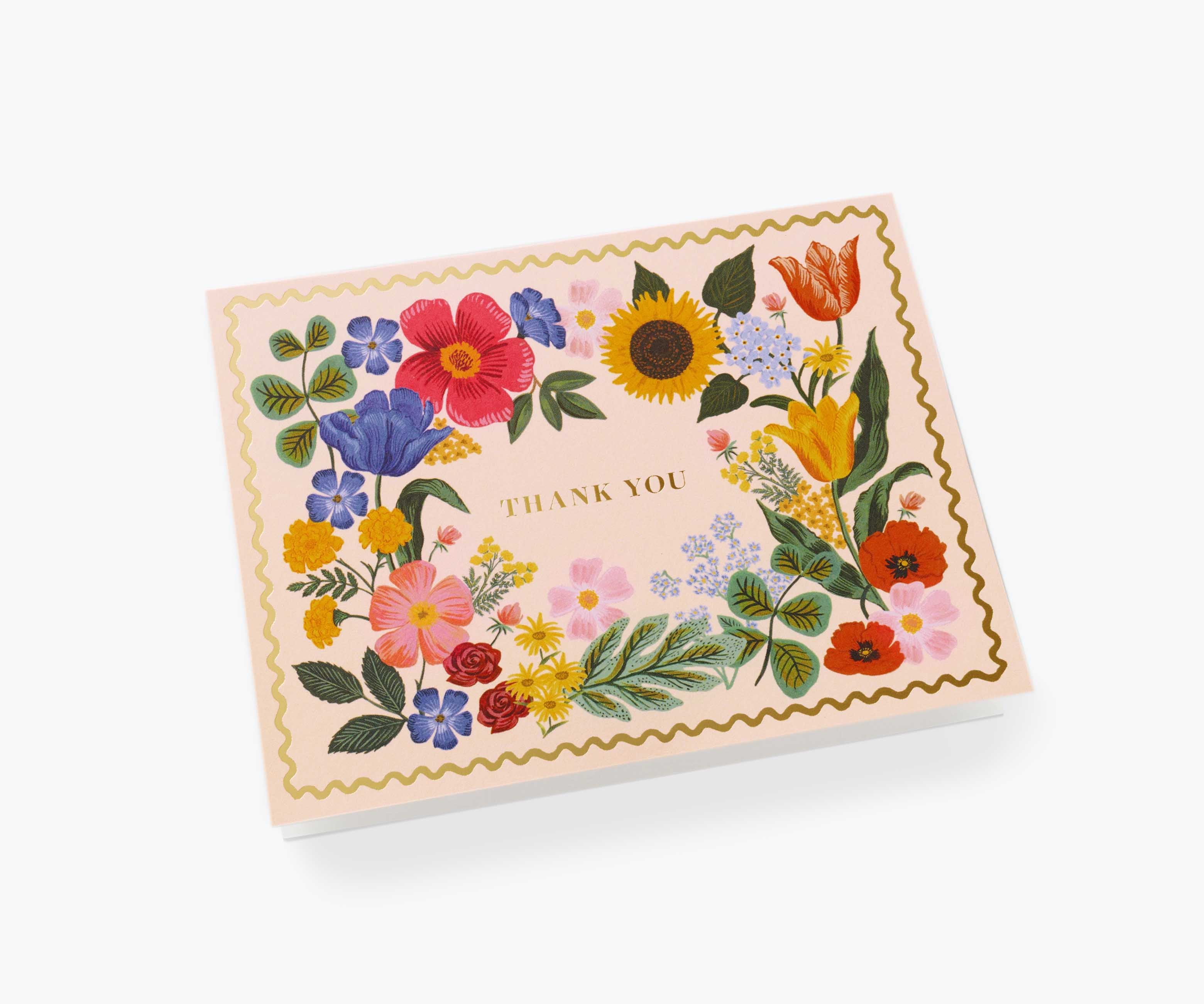 Blossom Thank You Card - Single Card - Image 2