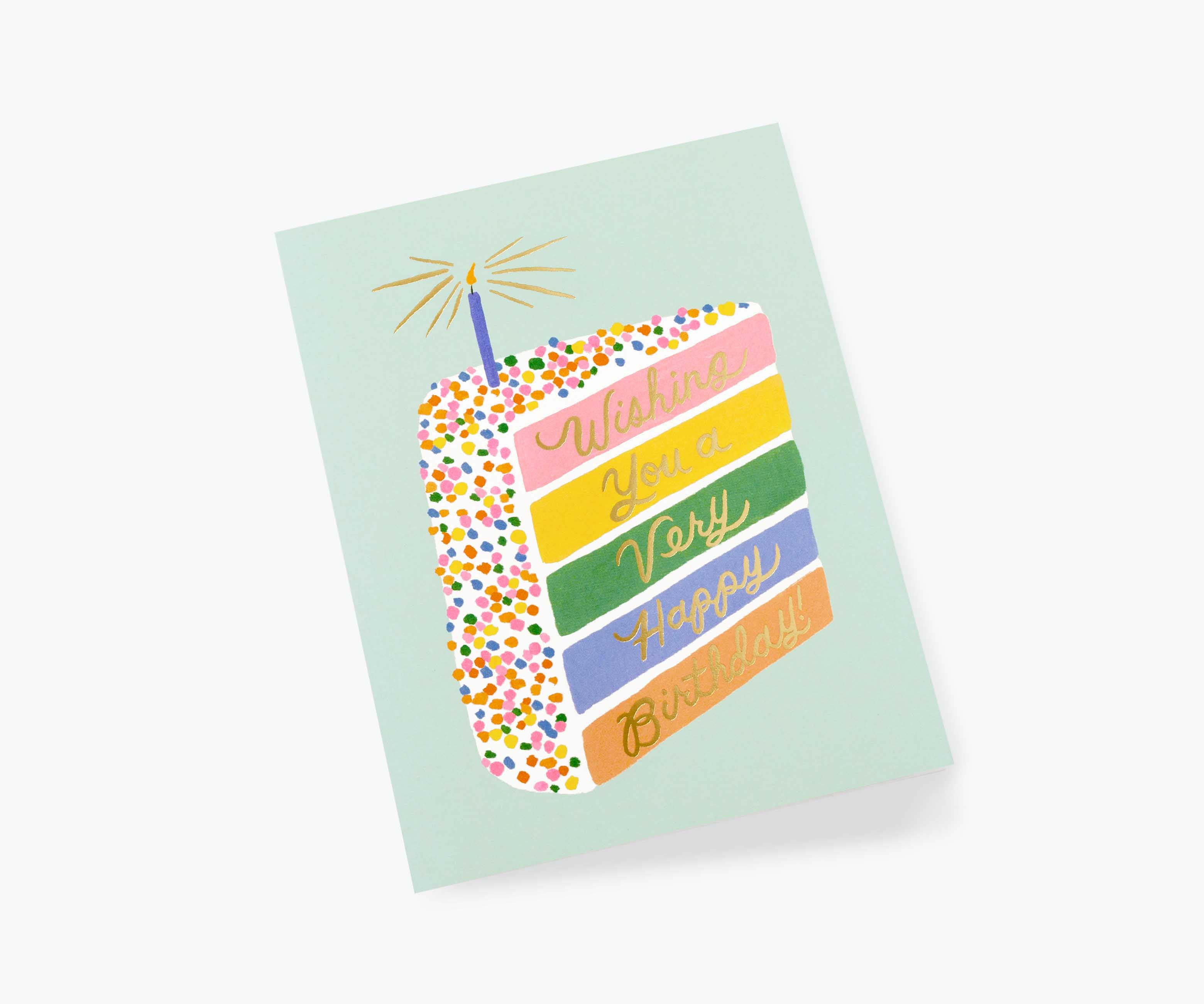Cake Slice Birthday Card - Single Card - Image 2