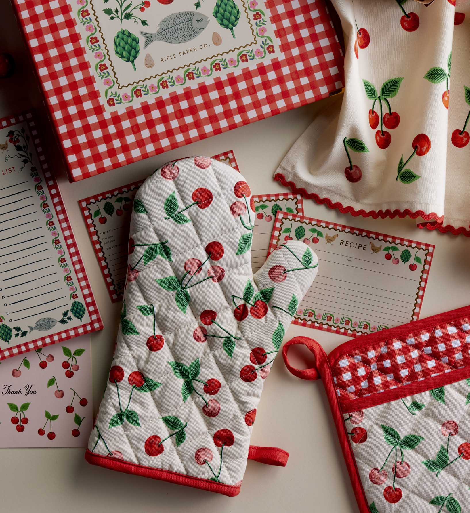 Oven Mitt - Cherries - Image 2