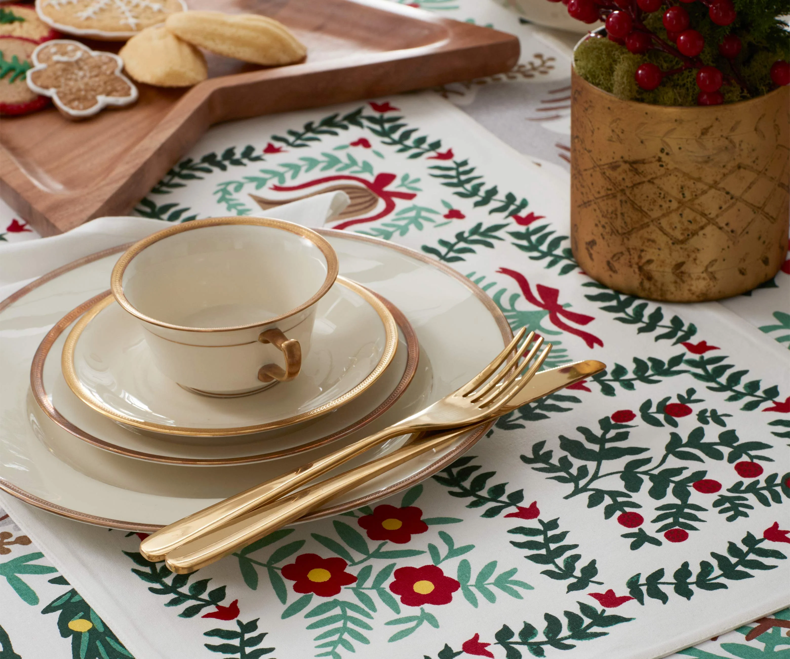 Cotton Placemats - Christmastide - Image 3