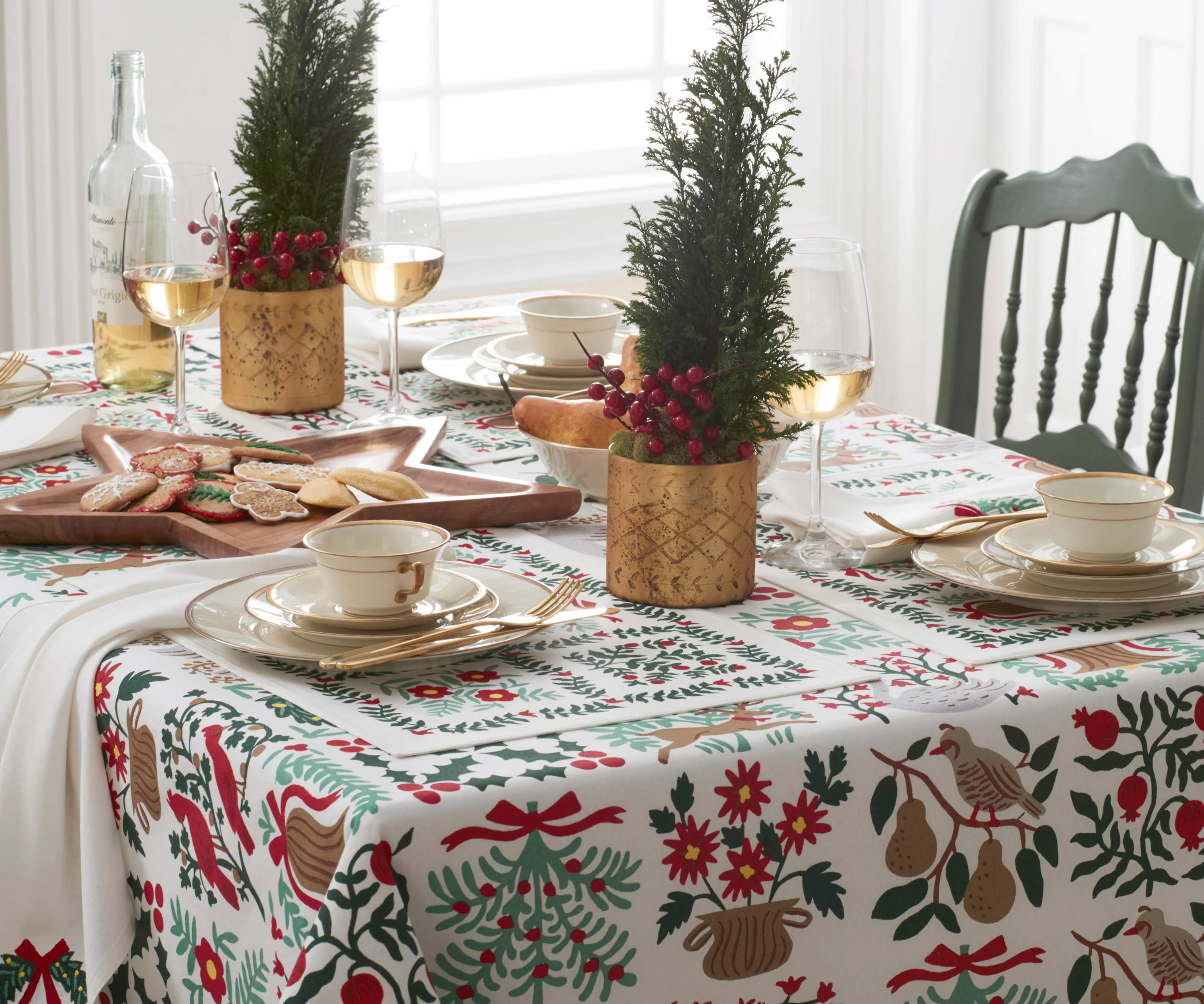 Cotton Placemats - Christmastide - Image 4