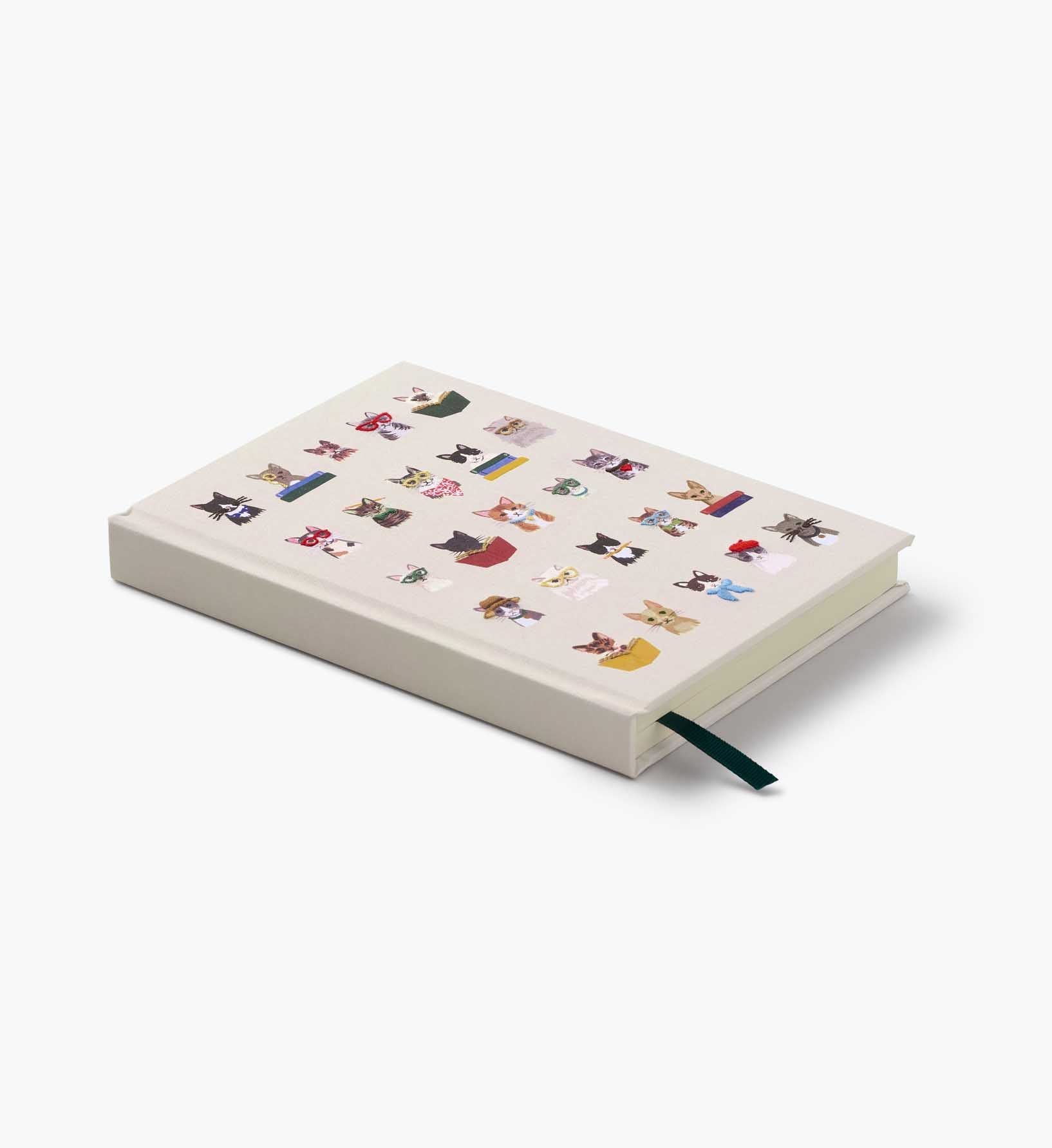 Embroidered Journal - Studious Cats - Image 7