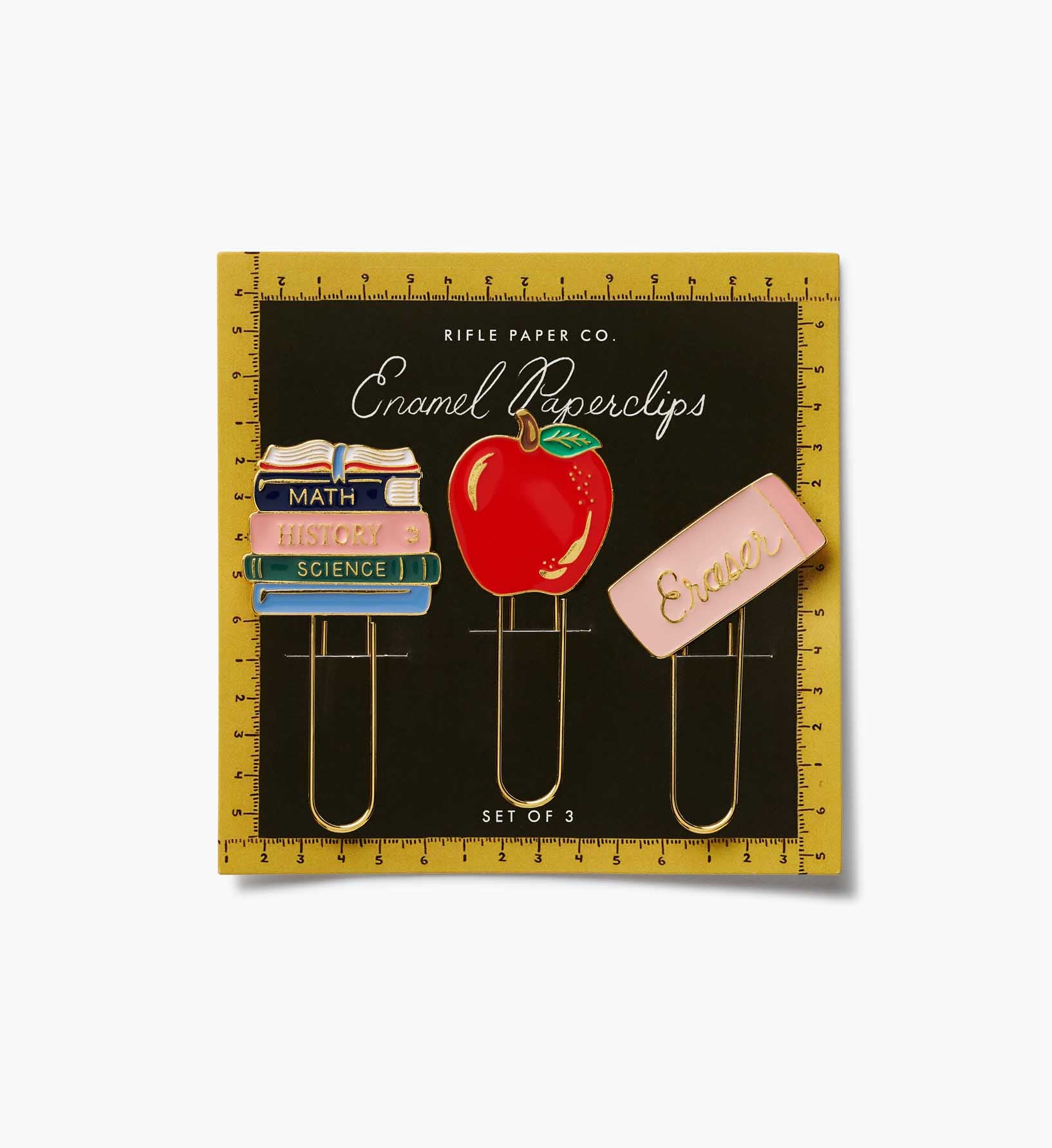 Enamel Paper Clip Set - Schoolhouse - Image 4