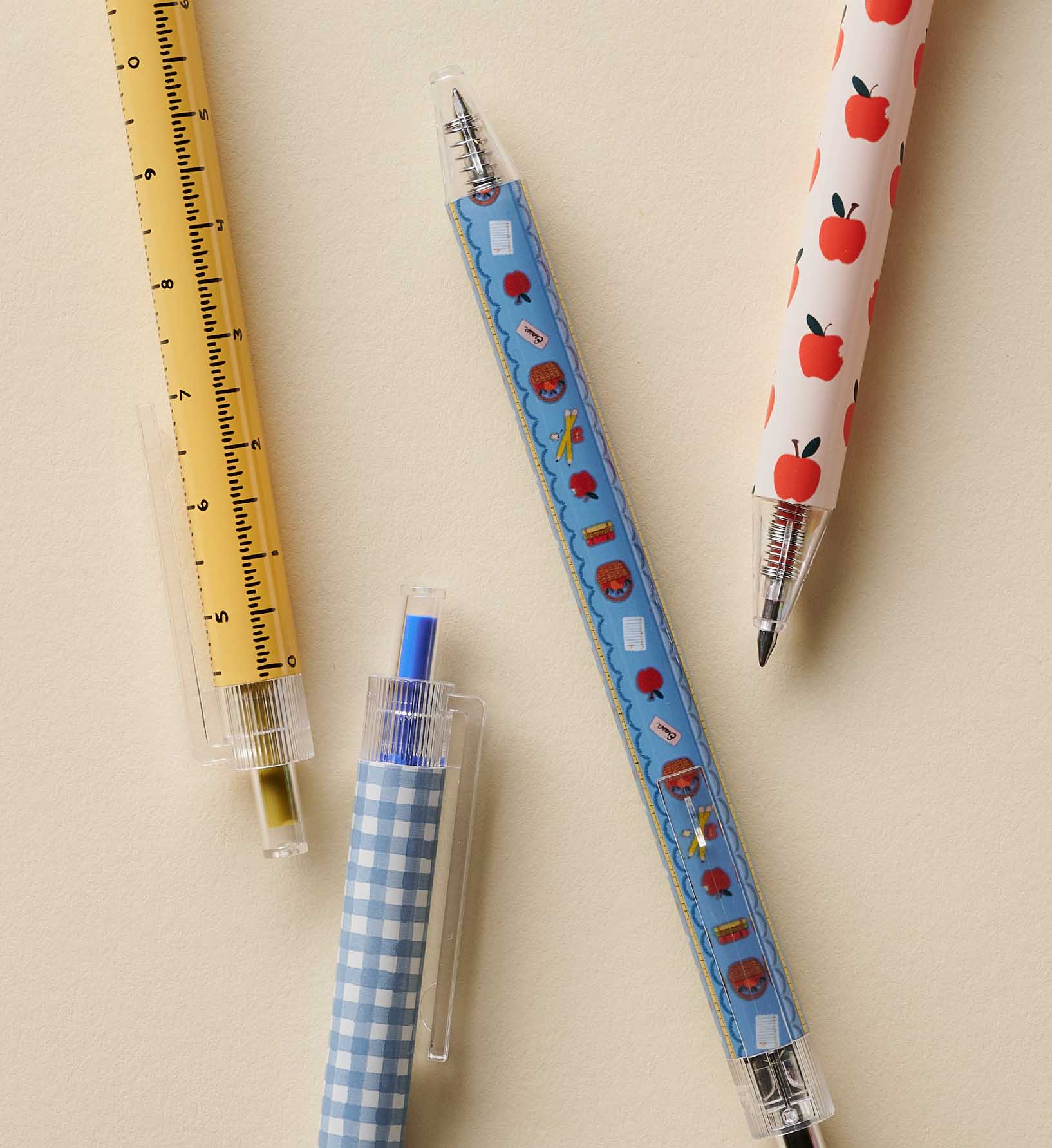 Gel Pen Set of 4 - Schoolhouse - Image 2