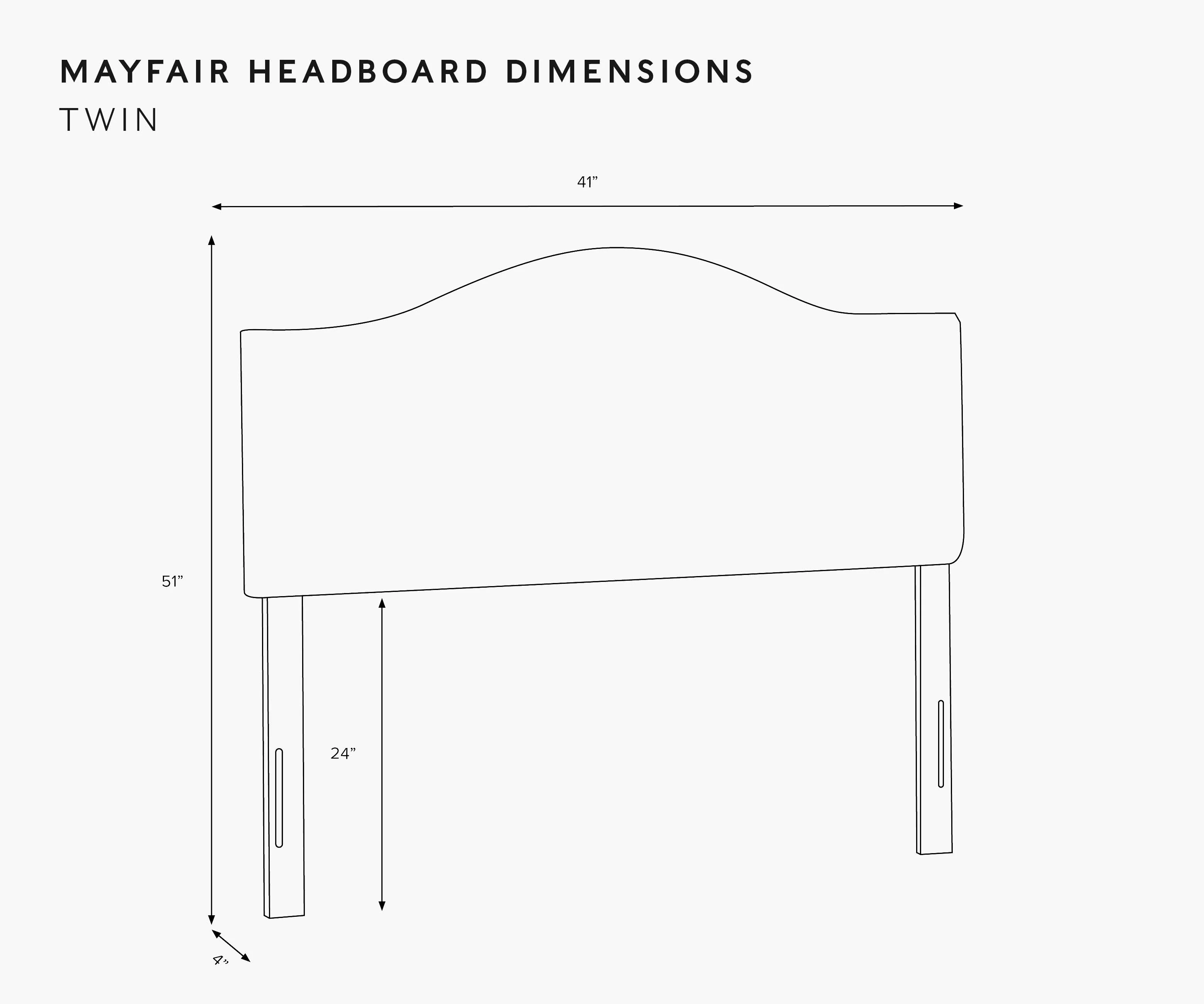 Mayfair Headboard - Garden Party Blue - Image 6