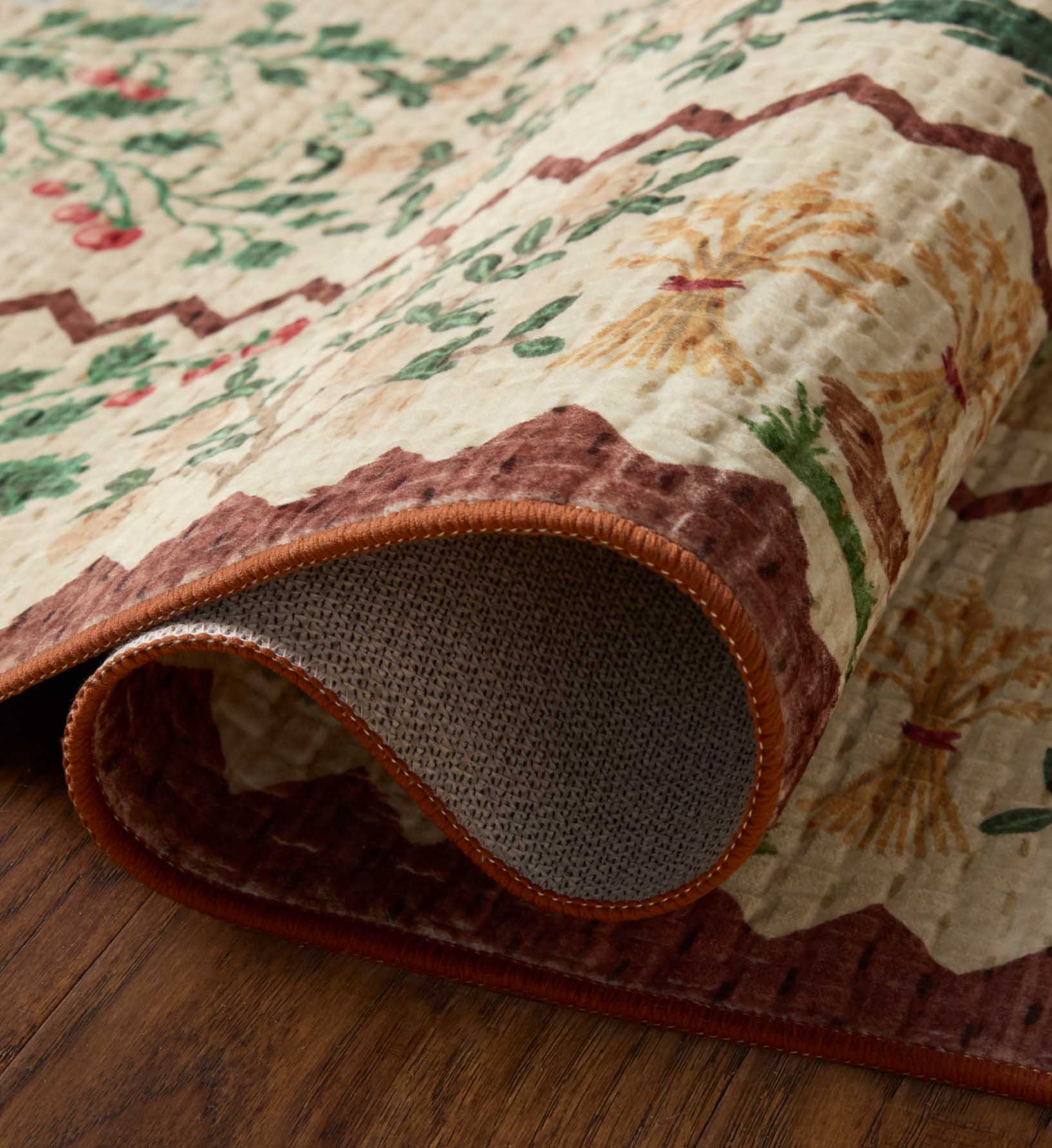 Orchard Country Farm Washable Rug - Ivory - Image 6