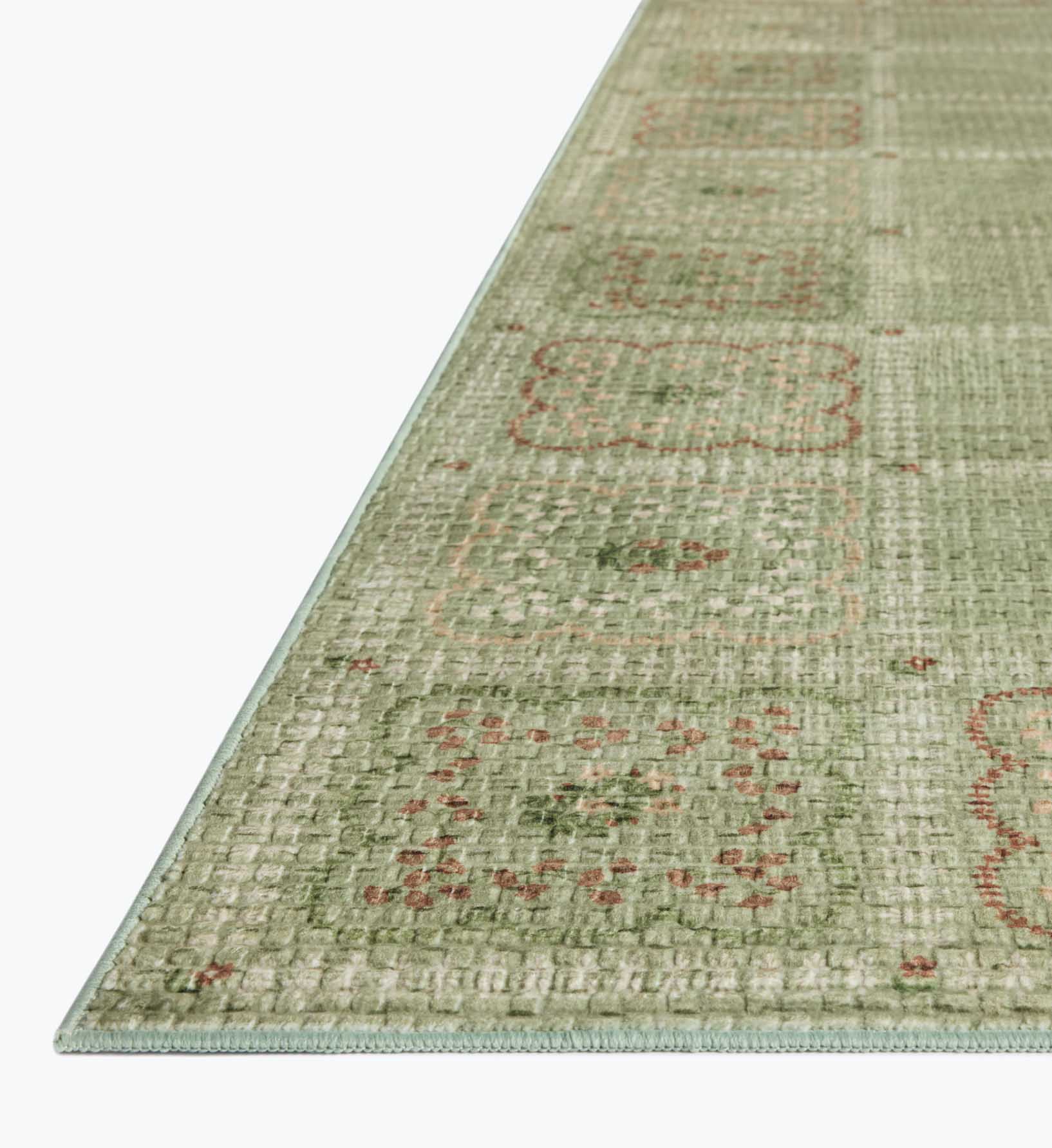 Orchard Lottie Washable Rug - Green - Image 6