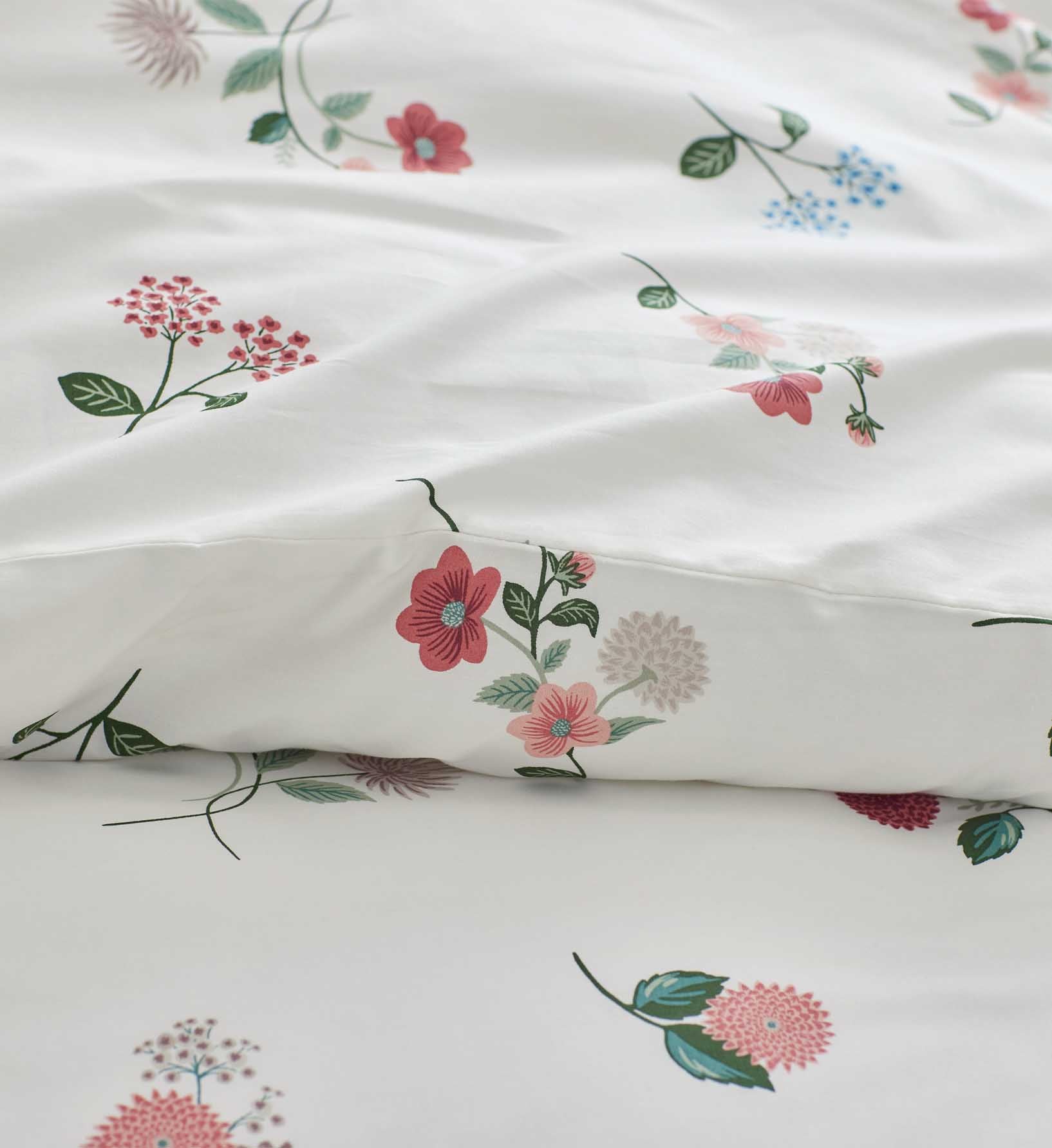 Percale Comforter - Ditsy Dahlia Ivory - Image 3