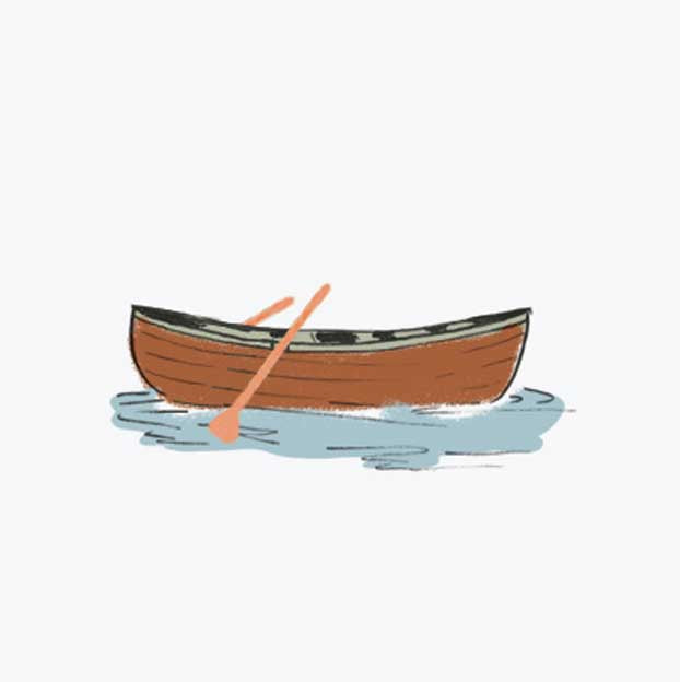 Activities Personalized Stationery  - Canoe - Image 2