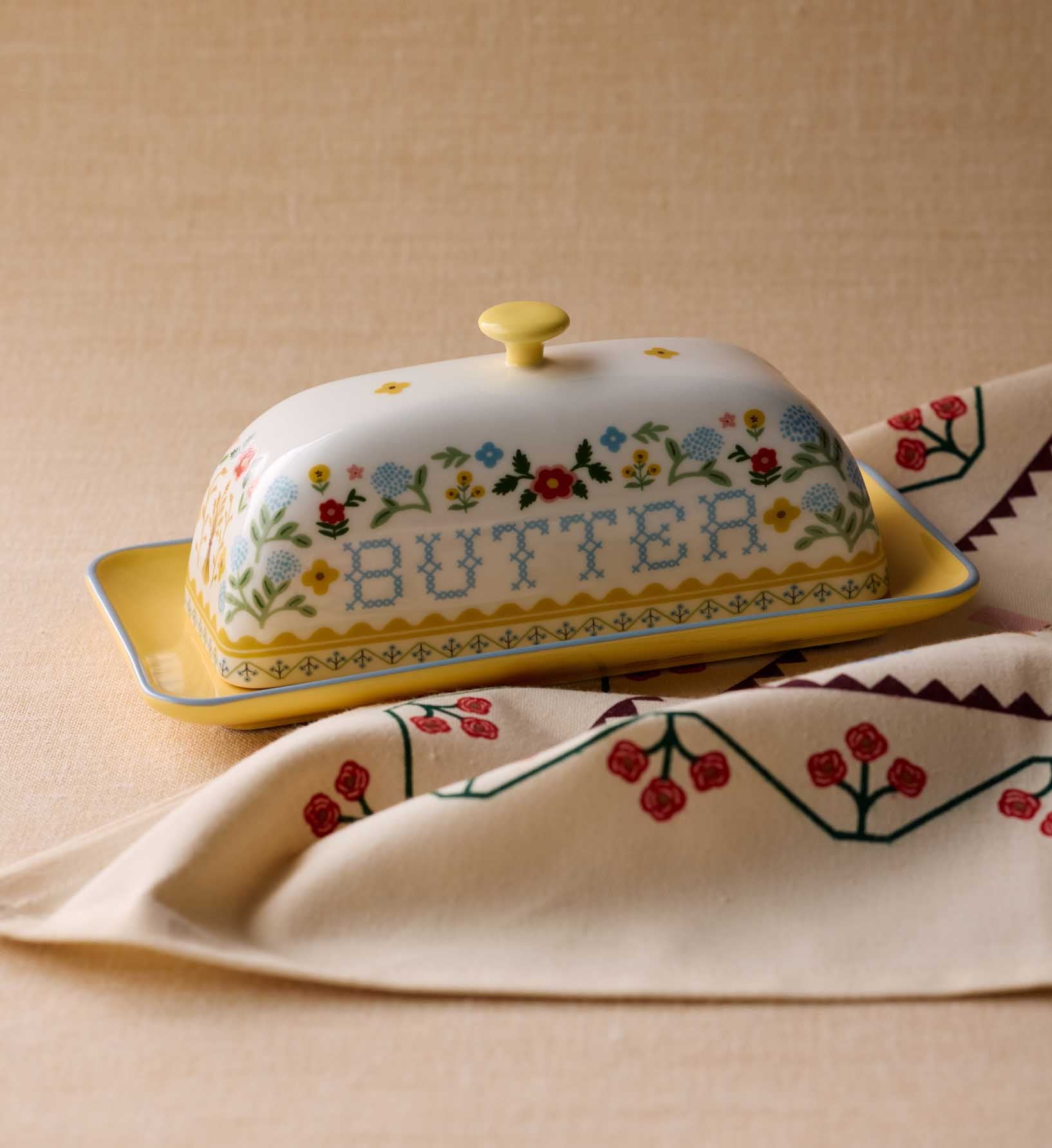 Porcelain Butter Dish - Home Sweet Home - Image 3