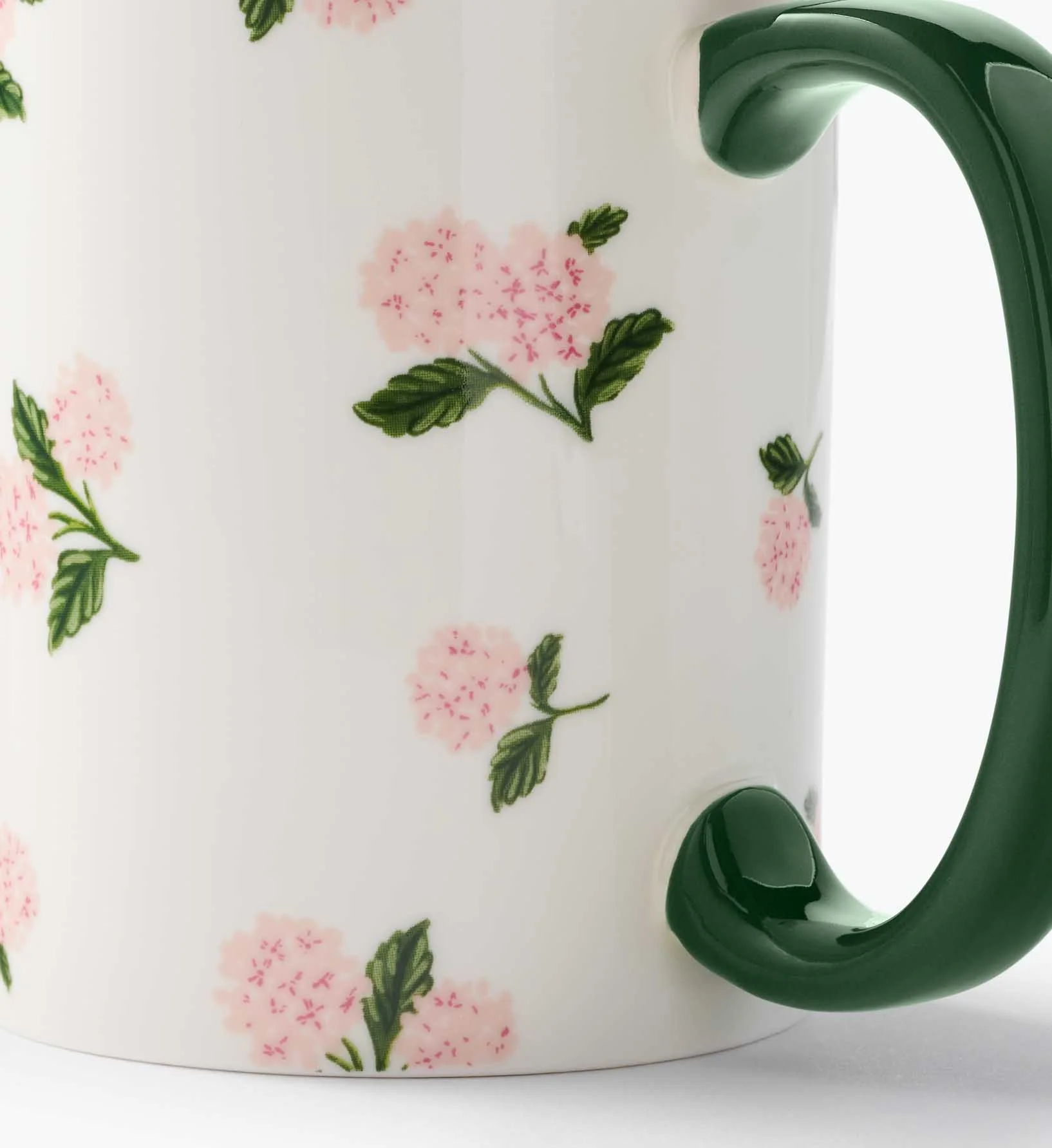 Porcelain Mug - Pink Hydrangea - Image 3