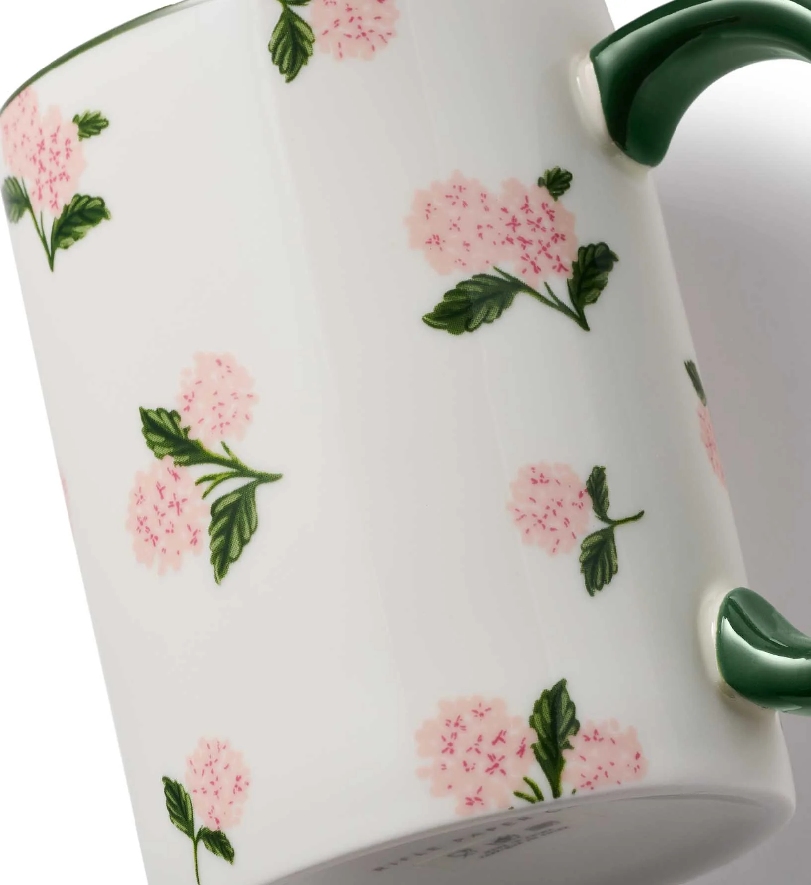 Porcelain Mug - Pink Hydrangea - Image 4
