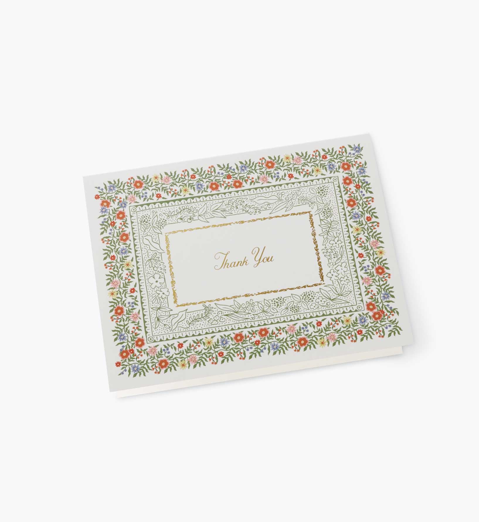 Rosette Thank You Card - Single Card - Image 2