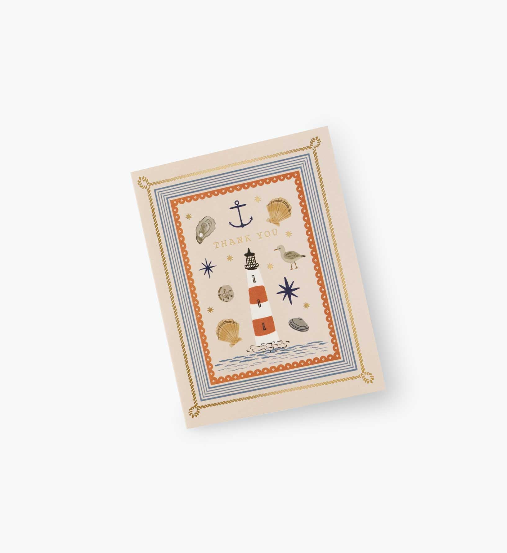 Seaside Thank You Card - Single Card - Image 3
